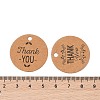 100Pcs Kraft Paper Thank You Printed Gift Tags CDIS-H007-06-4