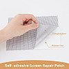 12Pcs Rectangle Glass Fiber Net Patches FIND-WH0428-09A-3