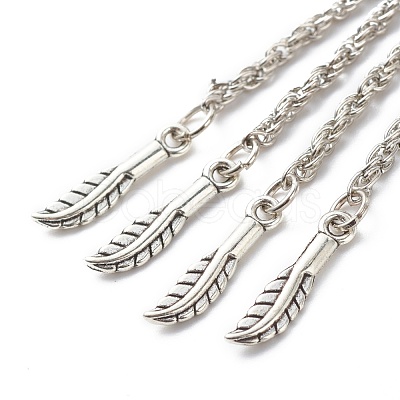 Tibetan Style Alloy Tassel Big Pendants FIND-E037-01AS-1