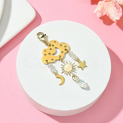 201 Stainless Steel Pendant Decorations HJEW-JM01854-1