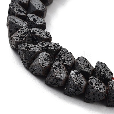 Natural Lava Rock Beads Strands G-H303-C25-1