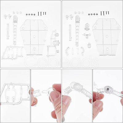 Plastic Model Toy Assembled Holder ODIS-WH0010-36-1