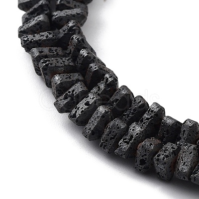 Natural Lava Rock Beads Strands G-H303-C23-1