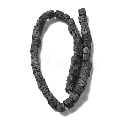 Dyed & Natural Lava Rock Beads Strands G-L435-01-8mm-23-1