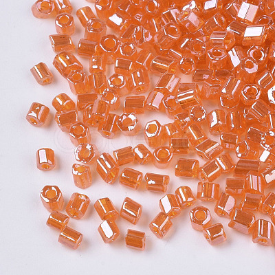 8/0 Two Cut Glass Seed Beads SEED-S033-15A-06-1