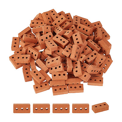 GOMAKERER 150Pcs Mini Ceramic Bricks AJEW-GO0001-82-1