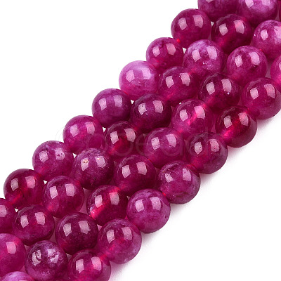 Natural Quartz Beads Strands X-G-R479-6mm-09-1