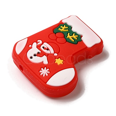 Christmas series Silicone Beads SIL-S006-01F-1