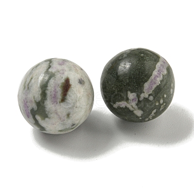 Natural Peace Jade Round Ball Figurines Statues for Home Office Desktop Decoration G-P532-02A-14-1