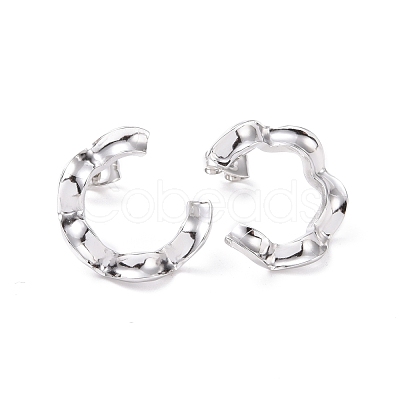 Non-Tarnish 304 Stainless Steel Stud Earring for Women EJEW-F287-03P-1