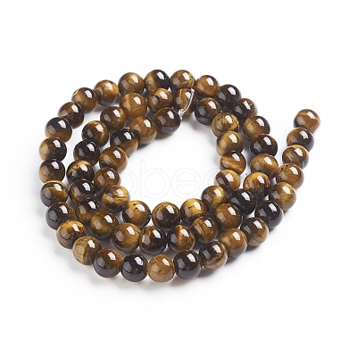 Natural Tiger Eye Beads Strands Z0RQX011-1