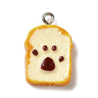 Opaque Resin Imitation Food Pendants FIND-Z006-01B-1