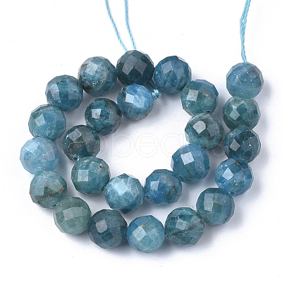 Natural Apatite Beads Strands X-G-S345-4mm-008-1