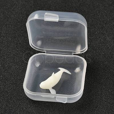 Whale Shaped Plastic Decorations DIY-F066-18-1