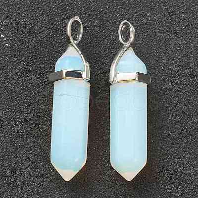 Opalite Pointed Pendants X-G-M378-01P-A24-1