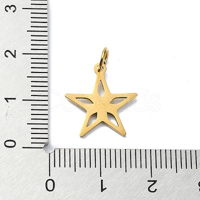 304 Stainless Steel Pendants STAS-C097-67G-1