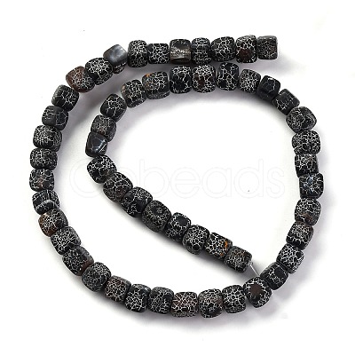 Natural Weathered Agate Beads Strands G-G177-E18-04-1