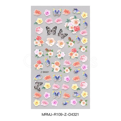 5D Watermark Slider Gel Nail Art MRMJ-R109-Z-D4321-1