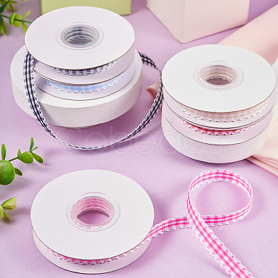 10 Yards Flat Polycotton(Polyester Cotton) Ribbon OCOR-TAC0030-01E-1