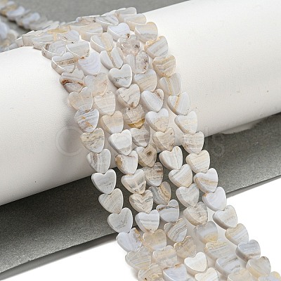 Natural Blue Lace Agate Beads Strands G-NH0001-B02-01-1