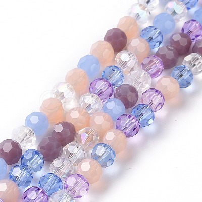 Glass Beads Strands GLAA-E036-09B-1