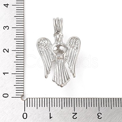 Alloy Bead Cage Pendants FIND-M012-01G-P-1