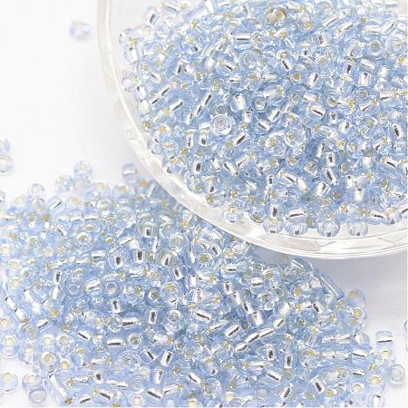 6/0 Transparent Glass Round Seed Beads X-SEED-J010-F6-32-1