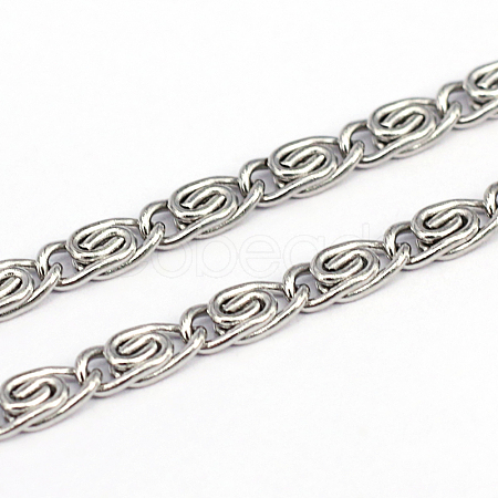 304 Stainless Steel Lumachina Chains CHS-O005-25C-1