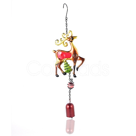 Christmas Glass Wind Chimes PW-WG1F002-01-1