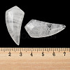 Natural Quartz Crystal Pendants G-M417-04F-4