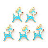 Alloy Enamel Pendants ENAM-N054-012C-2