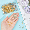 SOFPLATE 200Pcs 2 Colors Brass Leverback Earring Findings KK-SP0001-03-3