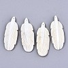 Natural Freshwater Shell Pendants SHEL-R113-11-1