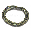 Vacuum Plating Non-magnetic Synthetic Hematite Beads Strands G-I276-06-2