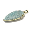 Natural Amazonite Pendants G-A099-01G-04-2