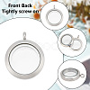 DELORIGIN DIY Blank Floating Charm Necklace Making Kit DIY-DR0001-20-3