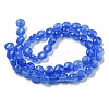 Natural Blue Agate Beads Strands G-NH0015-A01-01-3