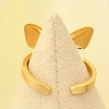 304 Stainless Steel Open Cuff for Women RJEW-B109-02G-01-3