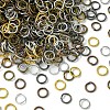 1200Pcs 6 Colors Iron Open Jump Rings IFIN-YW0003-04-2