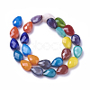 Opaque Solid Color Glass Beads Strands X-GLAA-J100-02-2
