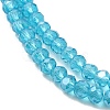 Electroplate Glass Beads Strands EGLA-D020-3x2mm-41-4