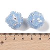 Handmade Polymer Clay Rhinestone Beads CLAY-H004-06C-3