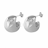 Non-Tarnish 304 Stainless Steel Stud Earrings for Women IL8099-2-1