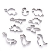 Stainless Steel Mixed Dinosaur Shaped Cookie Candy Food Cutters Molds DIY-H142-09P-1