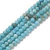 Assembled Natural White Jade and Synthetic Opal Beads Strands G-Q017-G06-01A-1