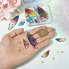 DIY Butterfly Wings Dangle Earring Making Kit DIY-TA0004-45-5