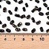 Picasso Spray Painted Glass Seed Beads SEED-T006-04-40-4