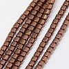 Electroplate Non-magnetic Synthetic Hematite Beads Strands G-J163-2x2mm-01-1