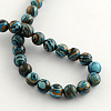 Round Dyed Gemstone Beads Strands X-G-R251-02C-2