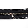 Nylon Zipper with Brass Finding DIY-TAC0016-02A-2